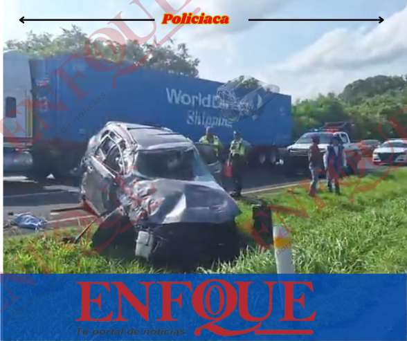 Madre e hijo heridos en aparatosa volcadura en la autopista México-Tuxpan