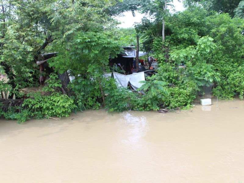 Se sale el río Cazones en Poza Rica