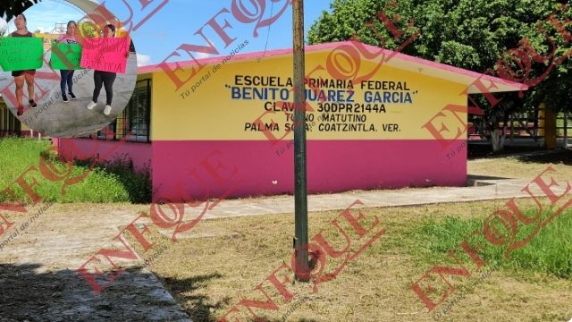 Toman escuela en Coatzintla