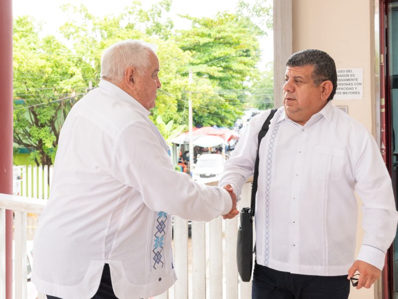 Fernando Remes recibe a autoridades de Seguridad Estatal