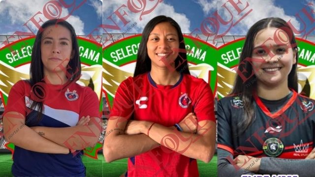 Tres jugadoras de la zona de Poza Rica convocadas para copa internacional de futbol