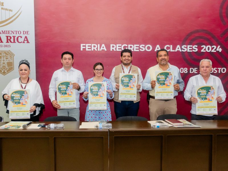 Comienza Feria del Regreso a Clases 2024 en Poza Rica