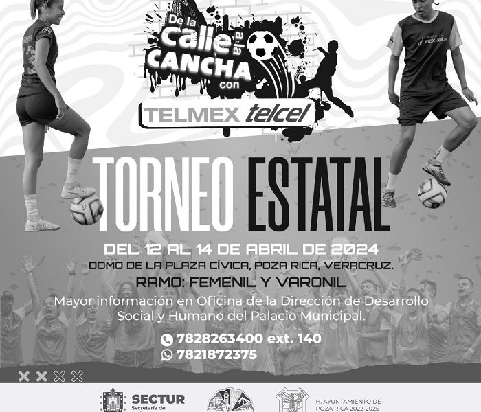 Últimas semanas para inscribirse al Torneo Estatal “De la Calle a la Cancha” 2024