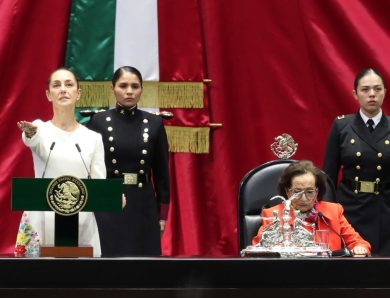 Claudia Sheinbaum Pardo rinde protesta como la primera presidenta de México, ante el Congreso de la Unión