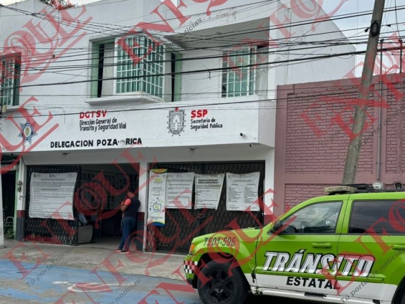 Sigue vigente la corrupción en Transito Estatal de Poza Rica