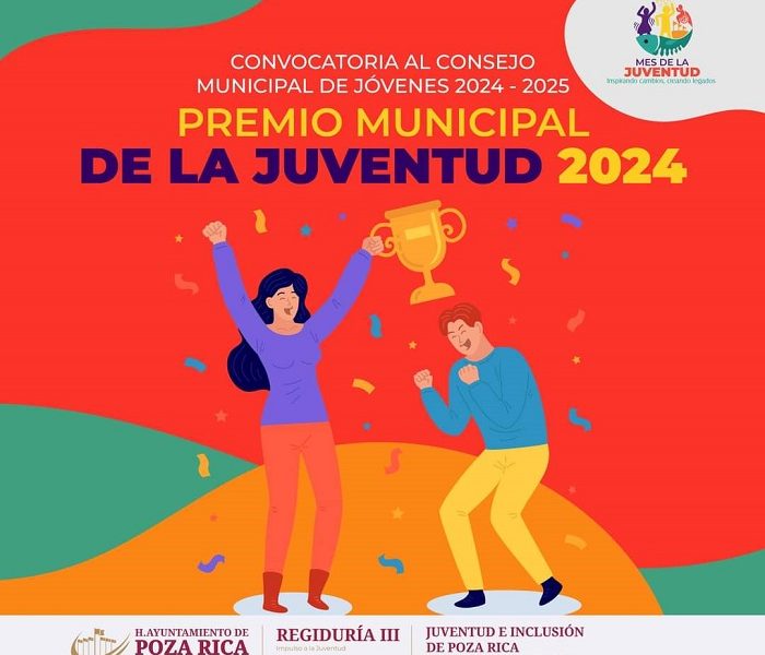 Abren Convocatoria para el Premio Municipal de la Juventud 2024