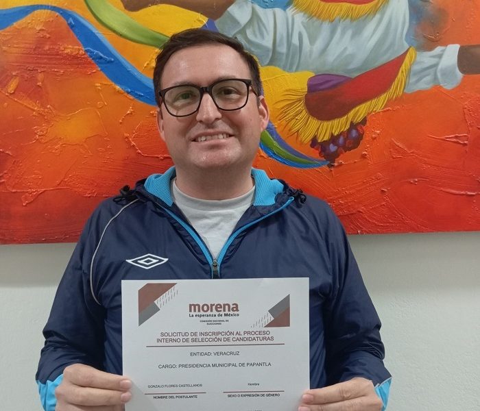 Gonzalo Flores se registra como aspirante a la alcaldía