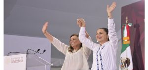 Estamos visibilizadas: Nahle al recibir a Claudia Sheinbaum