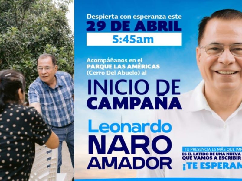 Arranca con ventaja Naro Amador su campaña 