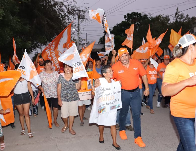 Raúl Hernández recibe el apoyo de la comunidades