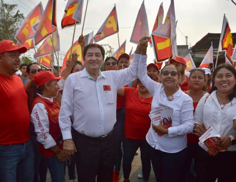 Con Lorena López, el PT va a triunfar en Coatzintla