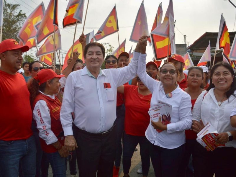 Con Lorena López, el PT va a triunfar en Coatzintla