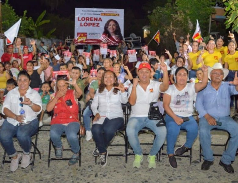 Lorena López recibe total respaldo en Contreras