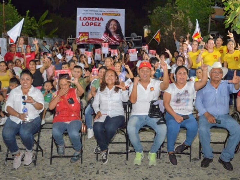 Lorena López recibe total respaldo en Contreras