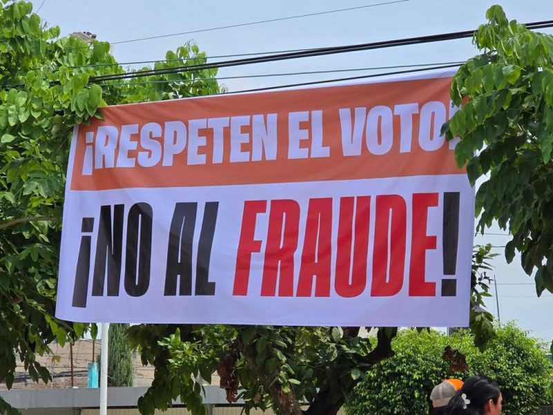 Militantes de Movimiento Ciudadano piden al OPLE respete la elección