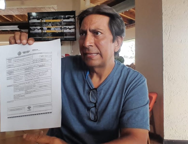 «Estoy vivo y sigo exigiendo protección» Ricardo Ordoñez