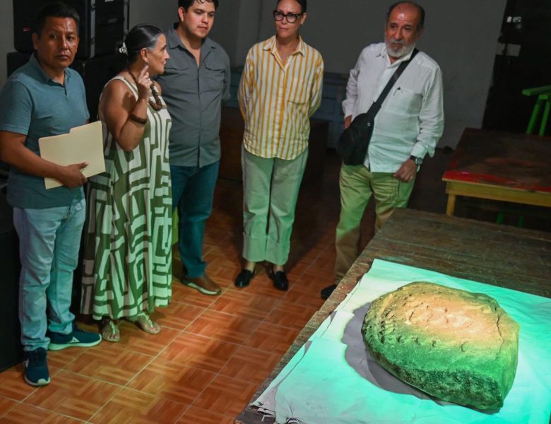 Familia entrega pieza con rasgos arqueológicos en Tuxpan