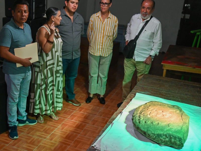 Familia entrega pieza con rasgos arqueológicos en Tuxpan