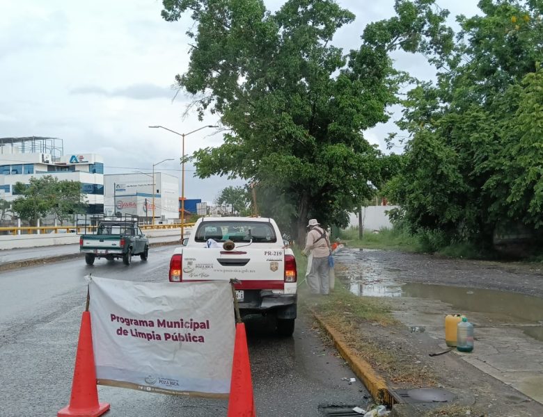 Más limpieza y menos baches en Poza Rica