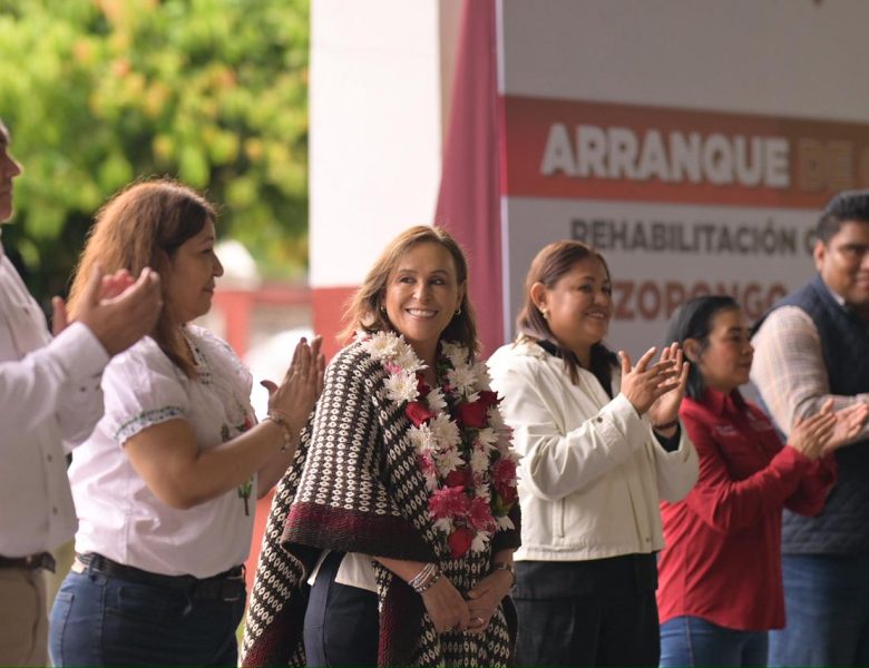 Rocío Nahle le cumple a Tezonapa: inicia pavimentación