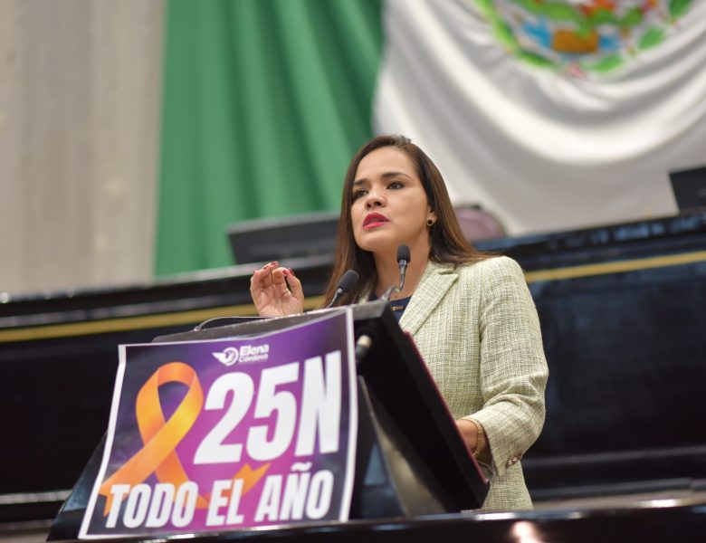 Convoca diputada a eliminar la violencia contra las mujeres en todos los ámbitos