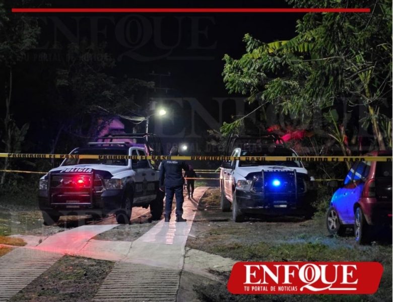 Rafáguean y asesinan a hombre al llegar a su casa