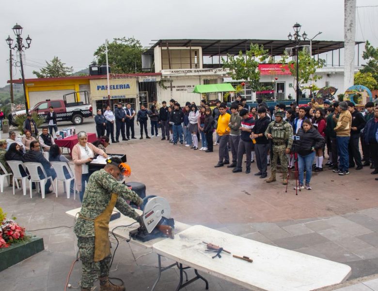 Coatzintla impulsa la cultura de paz con la jornada “Sí a la Paz, Sí al Desarme”