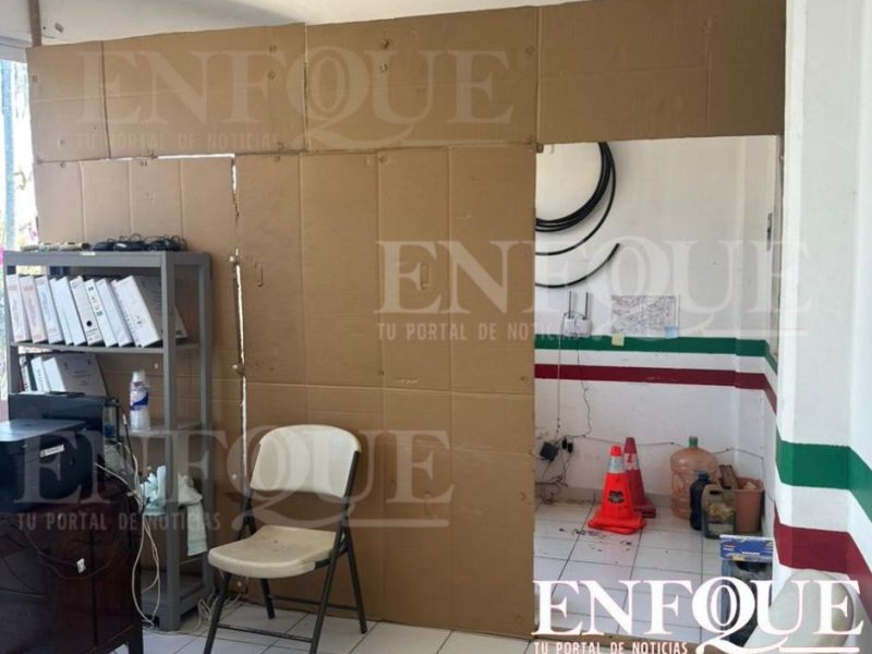 Palacio municipal de Tlaltetela en deplorables condiciones