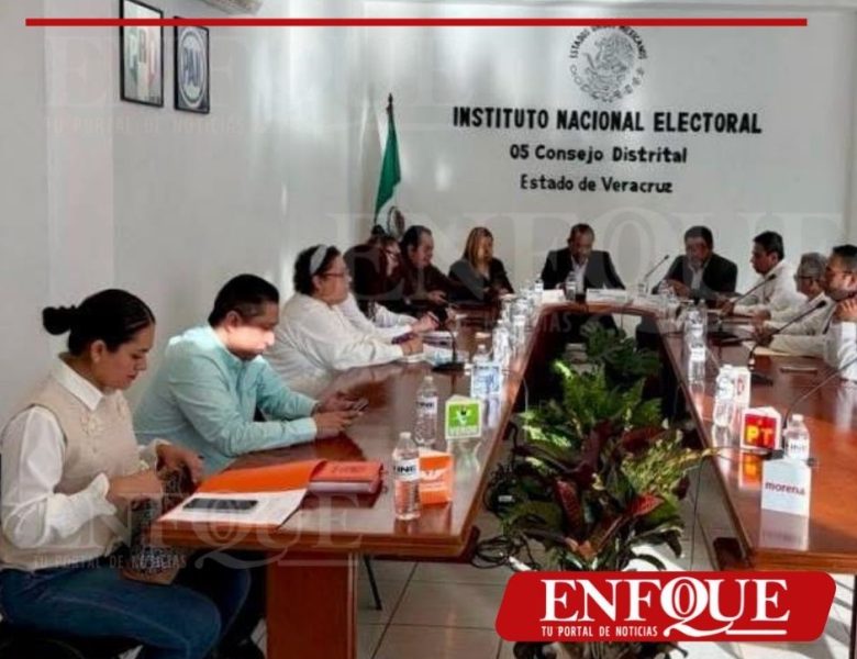 INE instala Consejo Distrital 05 para proceso extraordinario en Tamiahua