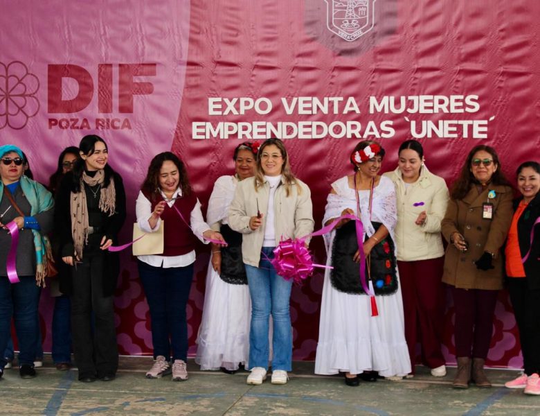 Gobierno de Poza Rica y DIF impulsan la autonomia con la expo venta «UNETE»