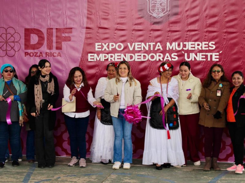 Gobierno de Poza Rica y DIF impulsan la autonomia con la expo venta «UNETE»
