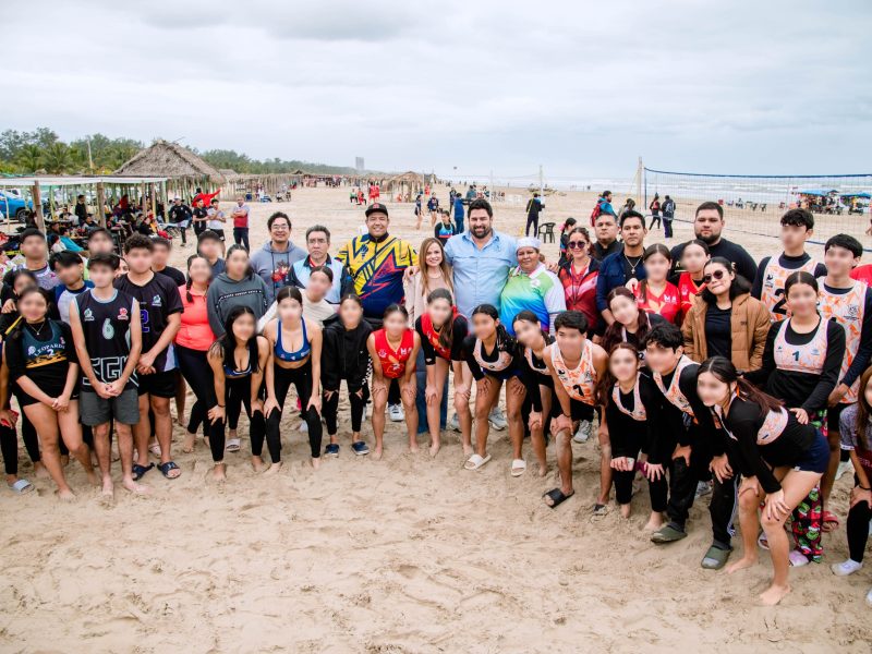 Tuxpan, sede de la eliminatoria regional de voleibol de playa rumbo a la Olimpiada Nacional 2026