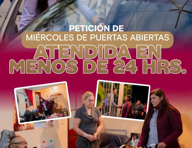 Presidenta municipal atiende de manera inmediata necesidades de pozarricenses