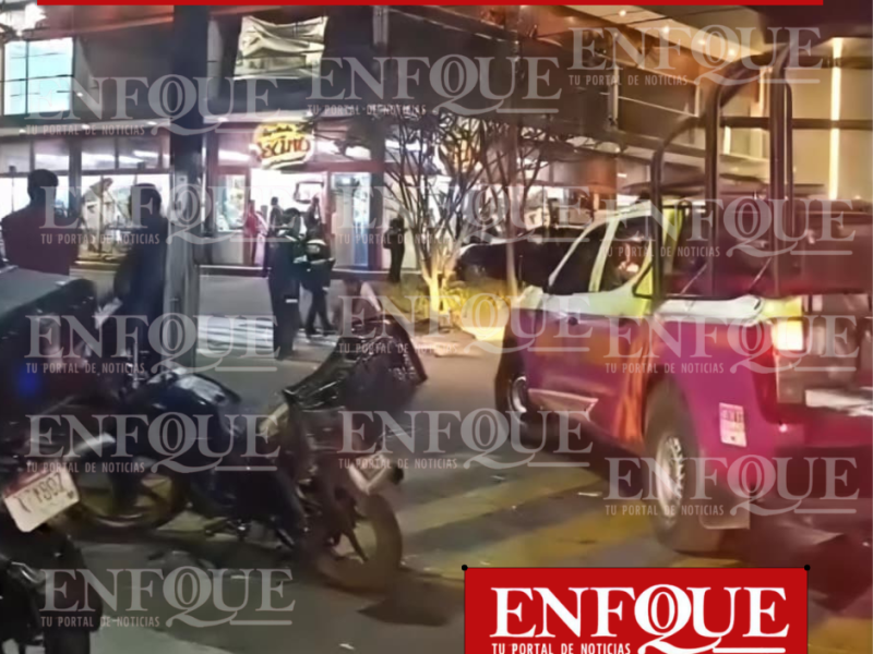 CHOQUE DE PATRULLA Y MOTOCICLETA CERCA DEL PARQUE DE SAN JOSÉ