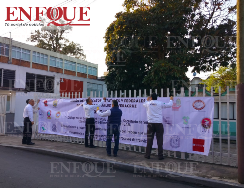 Exigen sindicatos diálogo y certeza laboral ante paso a IMSS-Bienestar en Veracruz