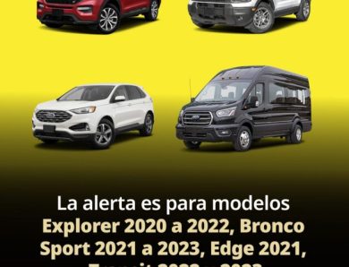 ¡Cuidado! Profeco alerta de fallas en estos vehículos Ford