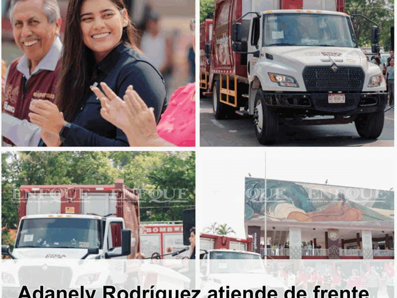 Adanely Rodríguez atiende de frente el problema de recolección de basura