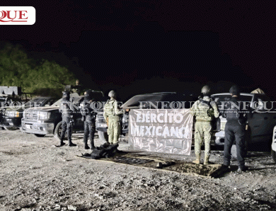 Aseguran vehículos, cargadores y equipo táctico en operativo