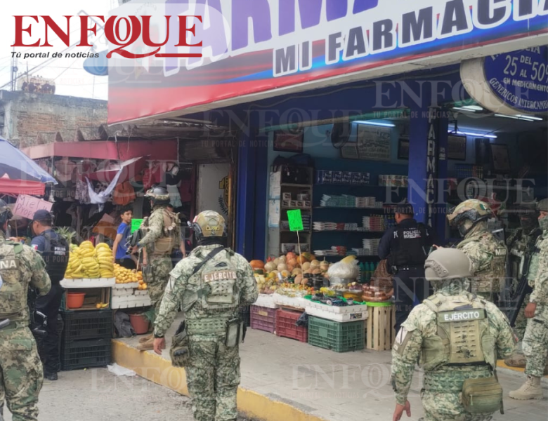 Refuerzan proximidad social en zona comercial de Poza Rica