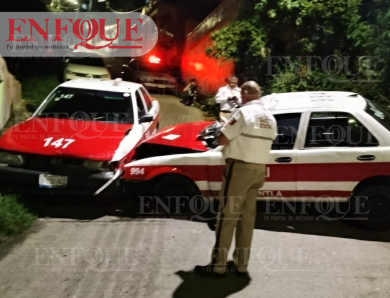 Taxi se queda sin frenos