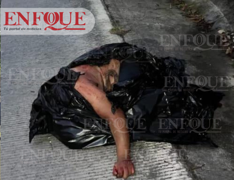 Localizan restos humanos en bolsa negra en Coatzintla