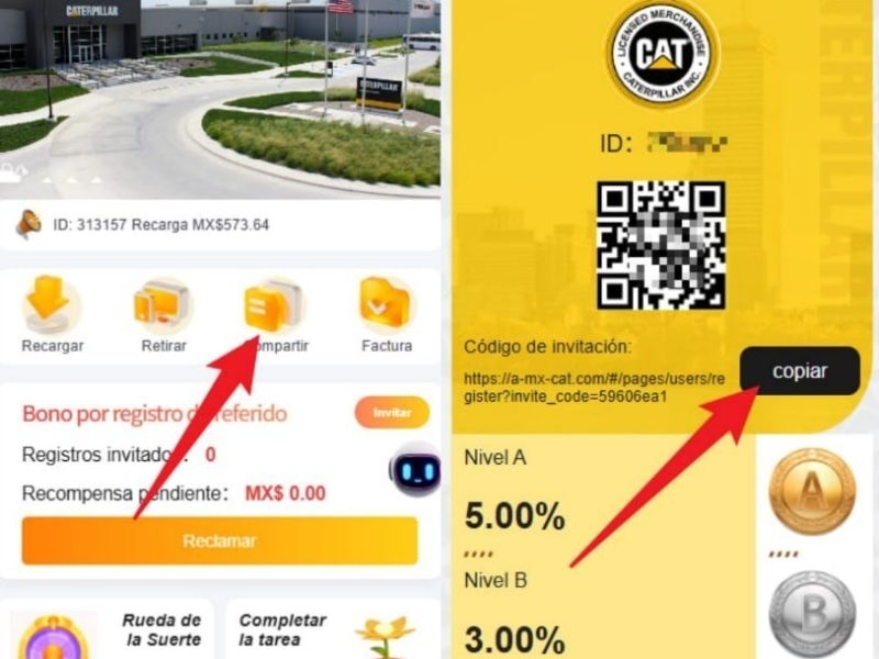 Fraude masivo con sello falso de Caterpillar