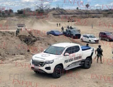 Megaoperativo en Pánuco: FGR decomisa toneladas de material ilegal y maquinaria pesada