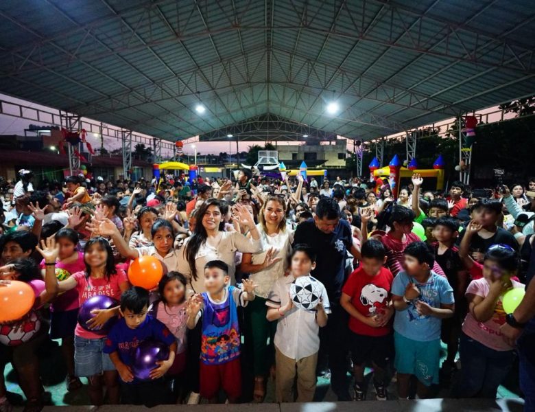 EL GOBIERNO MUNICIPAL LLEVA ALEGRÍA A LAS COLONIAS DE POZA RICA CON EL FESTIVAL DE LA NIÑEZ
