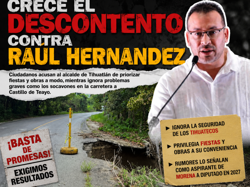 Crece el descontento contra Raúl Hernández Gallardo