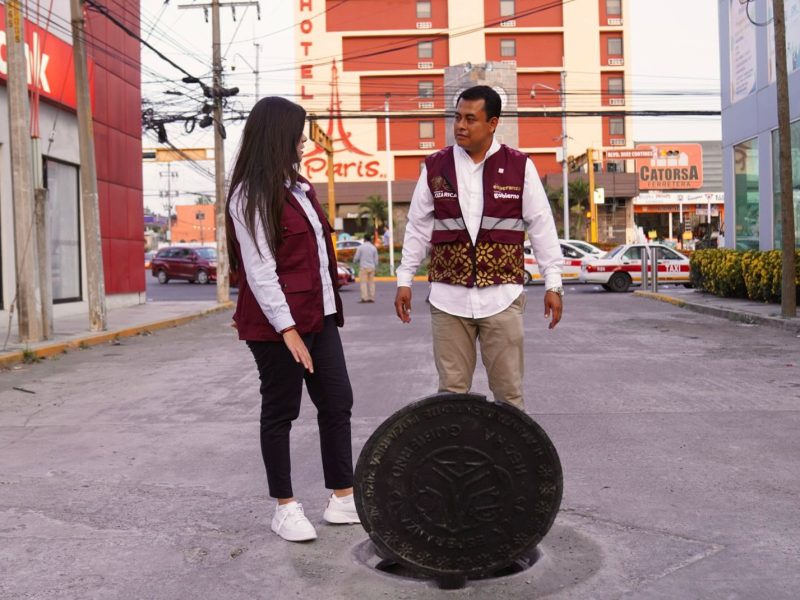 GOBIERNO DE POZA RICA ATIENDE REZAGO HISTÓRICO CON PROGRAMA DE INSTALACIÓN DE TAPAS DE REGISTRO Y BROCALES EN DRENAJES