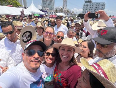 Claudia Sheinbaum da resultados con un gobierno honesto y mucho amor a la patria: Gómez Cazarín