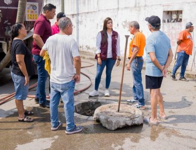 GOBIERNO DE POZA RICA REFUERZA ACCIONES DE REPARACIÓN EN LA RED DE DRENAJE
