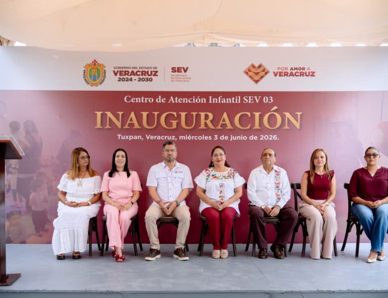 Inauguran nuevas instalaciones del Centro de Atención Infantil SEV 03 Tuxpan